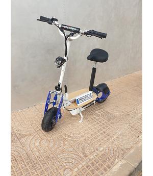 Patinete Scooter Eléctrico  ECOXTREM Sparrow 48V, potencia 2000W, azul y blanco -  SPA-20/WHITE